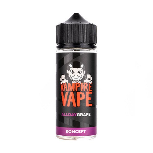 BUY 1 GET 1 FREE | All Day Grape 100ml Shortfill E - Liquid by Vampire VapeVAPE INDIA - Vape India