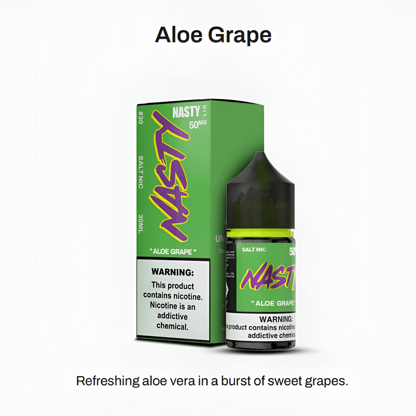 BUY 1 GET 1 FREE | Aloe Grape - NASTY LIQ | 30ML Vape Juice | 20MG, 35MG, 50MG | Vape India - Vape India