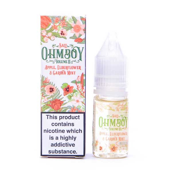 BUY 1 GET 1 FREE | Apple, Elderflower and Garden Mint Nic Salt E - Liquid by Ohm BoyVAPE INDIA - Vape India