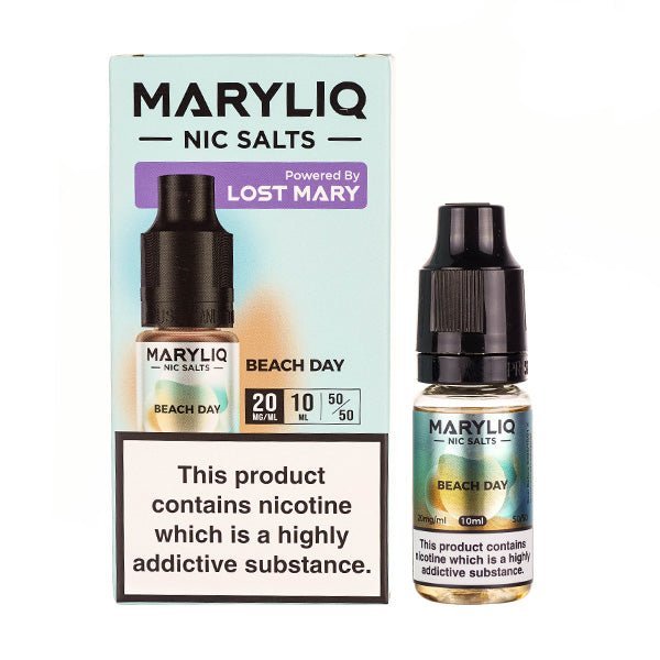 BUY 1 GET 1 FREE | Beach Day Nic Salt E - Liquid by Lost Mary MaryliqVAPE INDIA - Vape India
