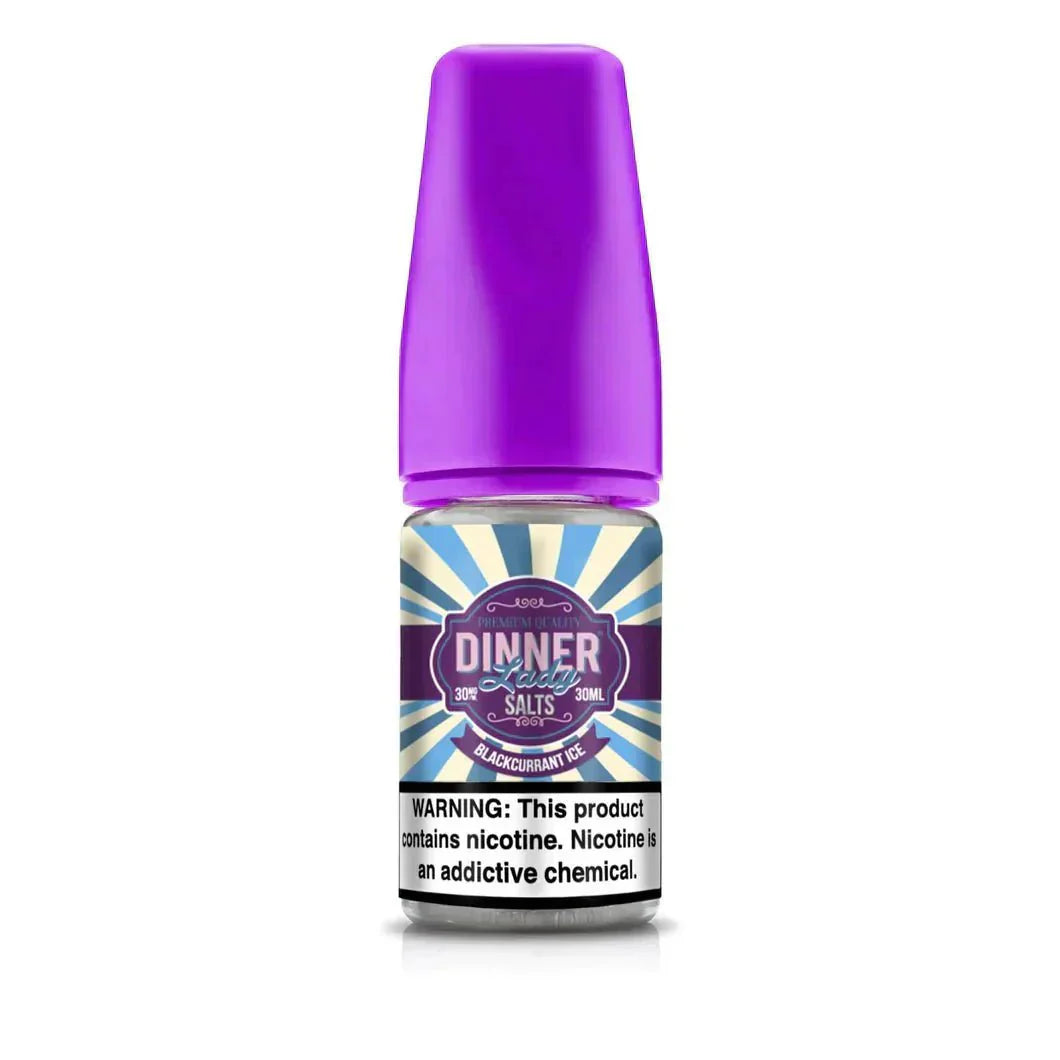BUY 1 GET 1 FREE | Blackcurrant Ice - Dinner Lady Salts | 30ML Vape Juice | 30MG, 50MG | Vape India - Vape India