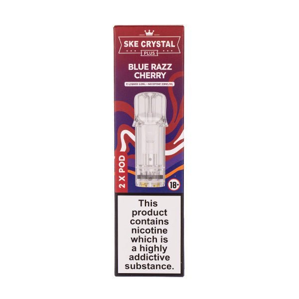 BUY 1 GET 1 FREE | Blue Razz Cherry Crystal Plus Prefilled Pods by SKEVAPE INDIA - Vape India
