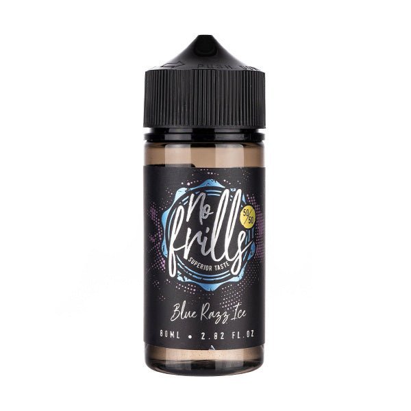 BUY 1 GET 1 FREE | Blue Razz Ice 80ml (50/50) Shortfill E - liquid by No FrillsVAPE INDIA - Vape India
