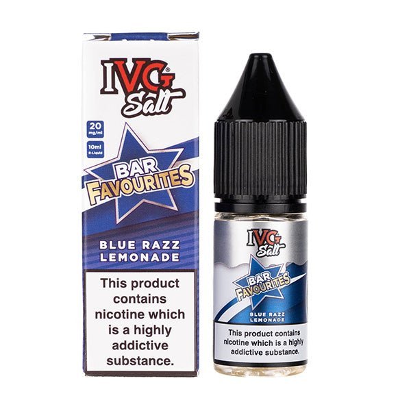 BUY 1 GET 1 FREE | Blue Razz Lemonade Nic Salt E - Liquid by IVG Bar FavouritesVAPE INDIA - Vape India