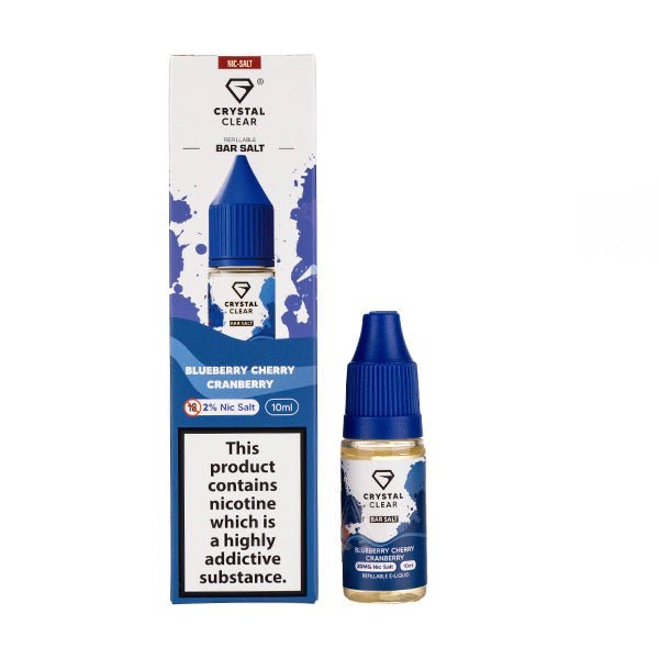 BUY 1 GET 1 FREE | Blueberry Cherry Cranberry Nic Salt E - Liquid by Crystal ClearVAPE INDIA - Vape India