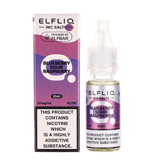 BUY 1 GET 1 FREE | Blueberry Sour Raspberry Nic Salt E - Liquid by Elf Bar ELFLIQVAPE INDIA - Vape India