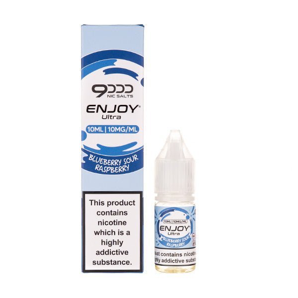 BUY 1 GET 1 FREE | Blueberry Sour Raspberry Nic Salt E - Liquid by Enjoy Ultra 9000VAPE INDIA - Vape India