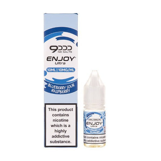 BUY 1 GET 1 FREE | Blueberry Sour Raspberry Nic Salt E - Liquid by Enjoy Ultra 9000VAPE INDIA - Vape India