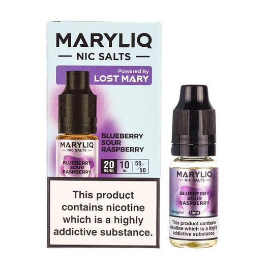 BUY 1 GET 1 FREE | Blueberry Sour Raspberry Nic Salt E - Liquid by Lost Mary MaryliqVAPE INDIA - Vape India