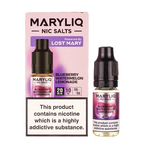 BUY 1 GET 1 FREE | Blueberry Watermelon Lemonade Nic Salt E - Liquid by Lost Mary MaryliqVAPE INDIA - Vape India