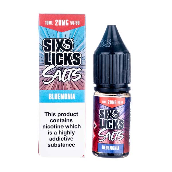 BUY 1 GET 1 FREE | Bluemonia Nic Salt E - Liquid by Six LicksVAPE INDIA - Vape India