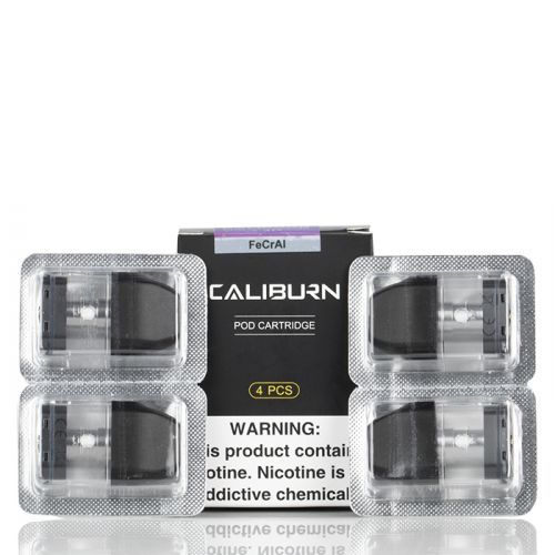 BUY 1 GET 1 FREE | Caliburn Pod Kit Replacement Cartridges - 4 - Pack | Vape India - Vape India