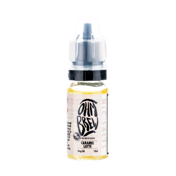 BUY 1 GET 1 FREE | Caramel Latte Nic Salt E - Liquid by Ohm BrewVAPE INDIA - Vape India
