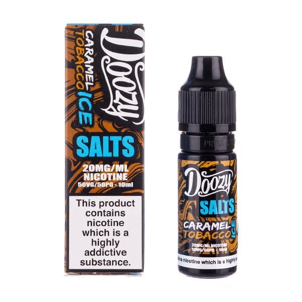 BUY 1 GET 1 FREE | Caramel Tobacco ICE Nic Salt E - Liquid by DoozyVAPE INDIA - Vape India