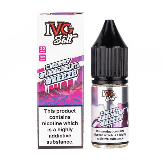 BUY 1 GET 1 FREE | Cherry Bubblegum Breeze Nic Salt E - Liquid by IVGVAPE INDIA - Vape India