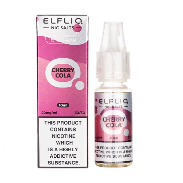 BUY 1 GET 1 FREE | Cherry Cola Nic Salt E - Liquid by Elf Bar ELFLIQVAPE INDIA - Vape India