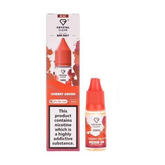 BUY 1 GET 1 FREE | Cherry Crush Nic Salt E - Liquid by Crystal ClearVAPE INDIA - Vape India
