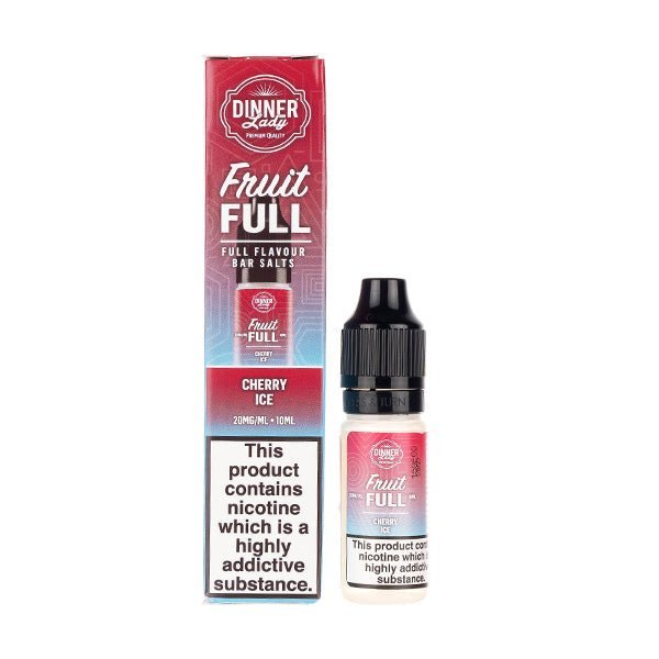 BUY 1 GET 1 FREE | Cherry Ice Nic Salt E - Liquid by Dinner Lady Fruit Full Bar SaltsVAPE INDIA - Vape India