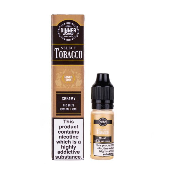 BUY 1 GET 1 FREE | Creamy Nic Salt E - Liquid by Dinner Lady Select TobaccoVAPE INDIA - Vape India