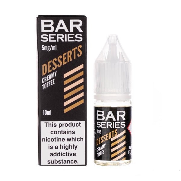 BUY 1 GET 1 FREE | Creamy Toffee Nic Salt E - Liquid by Bar Series DessertsVAPE INDIA - Vape India