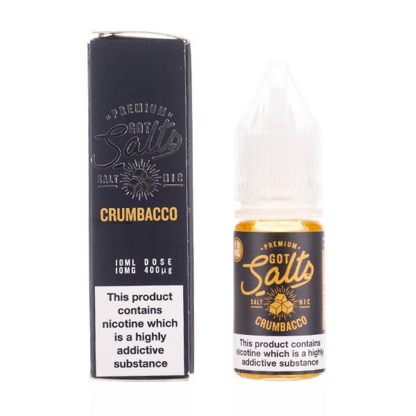 BUY 1 GET 1 FREE | Crumbacco Nic Salt E - Liquid by Got SaltVAPE INDIA - Vape India