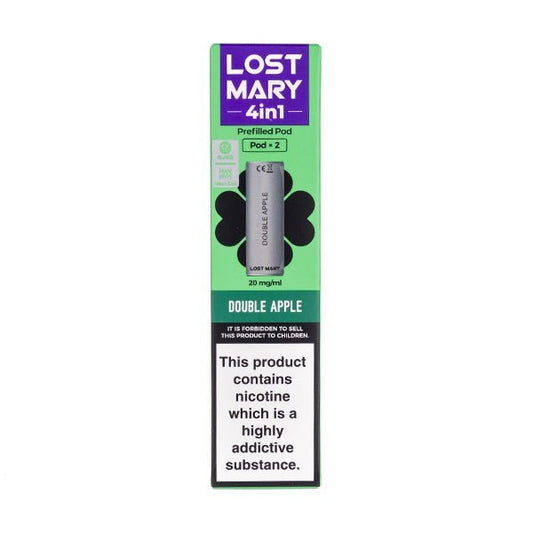 BUY 1 GET 1 FREE | Double Apple 4 - in - 1 Prefilled Pods by Lost MaryVAPE INDIA - Vape India