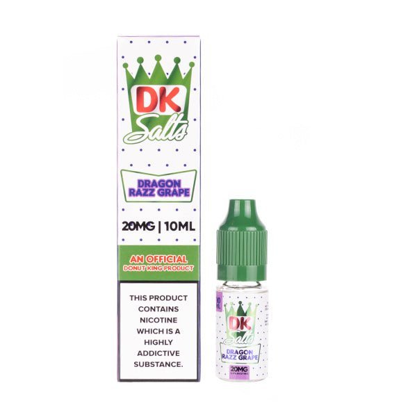 BUY 1 GET 1 FREE | Dragon Razz Grape Nic Salt E - Liquid by Donut King SaltsVAPE INDIA - Vape India