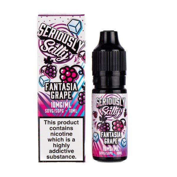 BUY 1 GET 1 FREE | Fantasia Grape Nic Salt E - Liquid by Seriously Salty FusionzVAPE INDIA - Vape India