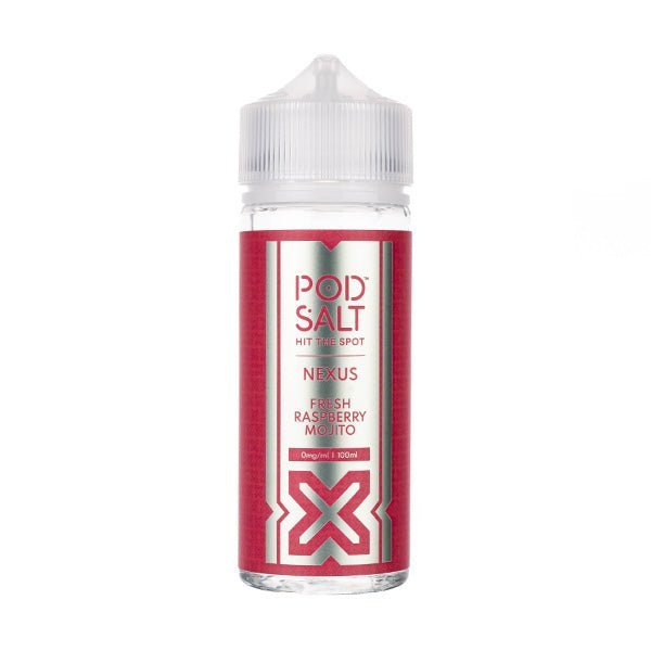 BUY 1 GET 1 FREE | Fresh Raspberry Mojito 100ml Shortfill E - Liquid by Pod Salt NexusVAPE INDIA - Vape India