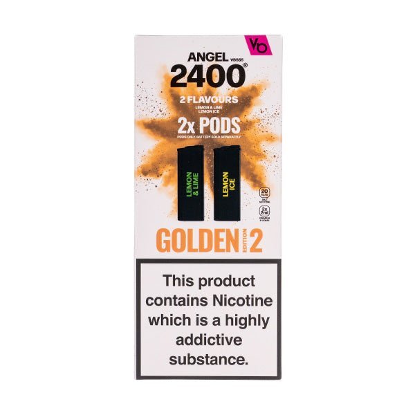 BUY 1 GET 1 FREE | Golden Edition 2 Vapes Bar Angel 2400 Prefilled PodsVAPE INDIA - Vape India