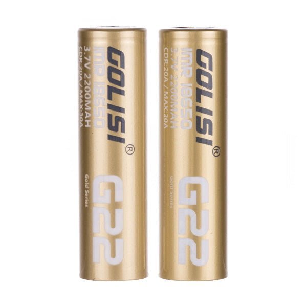 BUY 1 GET 1 FREE | Golisi G22 18650 Batteries - Pack of 2VAPE INDIA - Vape India