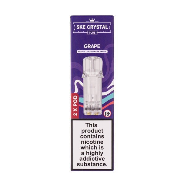 BUY 1 GET 1 FREE | Grape Crystal Plus Prefilled Pods by SKEVAPE INDIA - Vape India