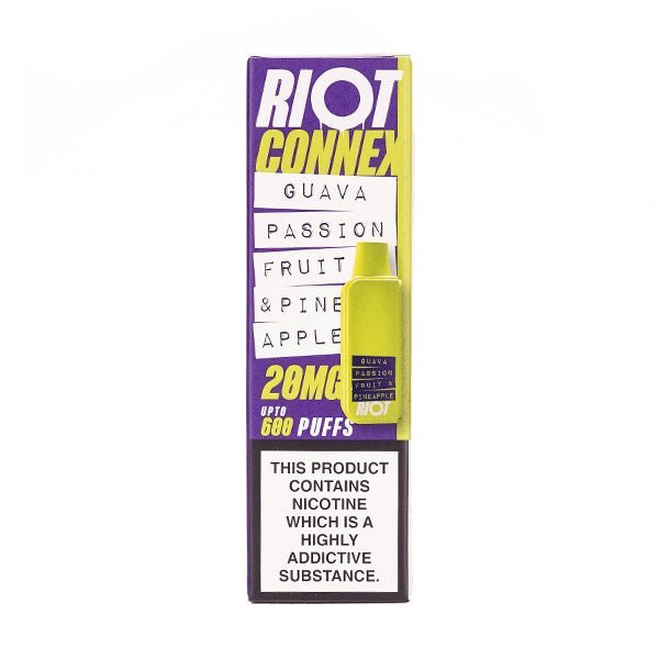 BUY 1 GET 1 FREE | Guava Passionfruit & Pineapple Connex Prefilled Pod by Riot SquadVAPE INDIA - Vape India