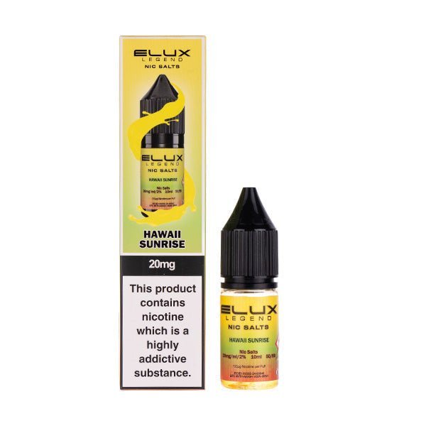 BUY 1 GET 1 FREE | Hawaii Sunrise Nic Salt E - Liquid by Elux LegendVAPE INDIA - Vape India