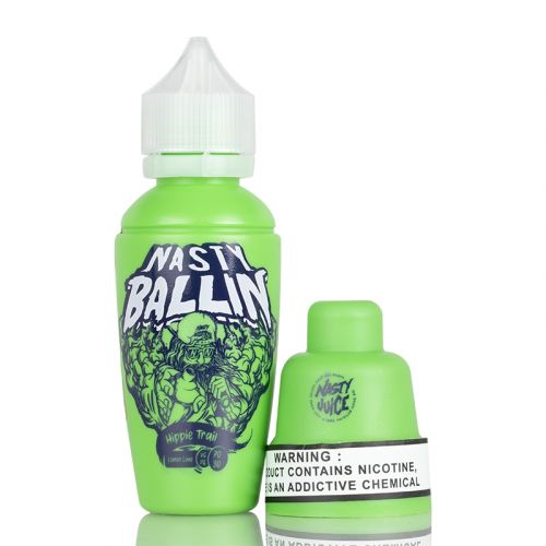 BUY 1 GET 1 FREE | Hippie Trail - Nasty Ballin E - Liquid | 60ML Vape Juice | 0MG, 3MG, 6MG | Vape India - Vape India