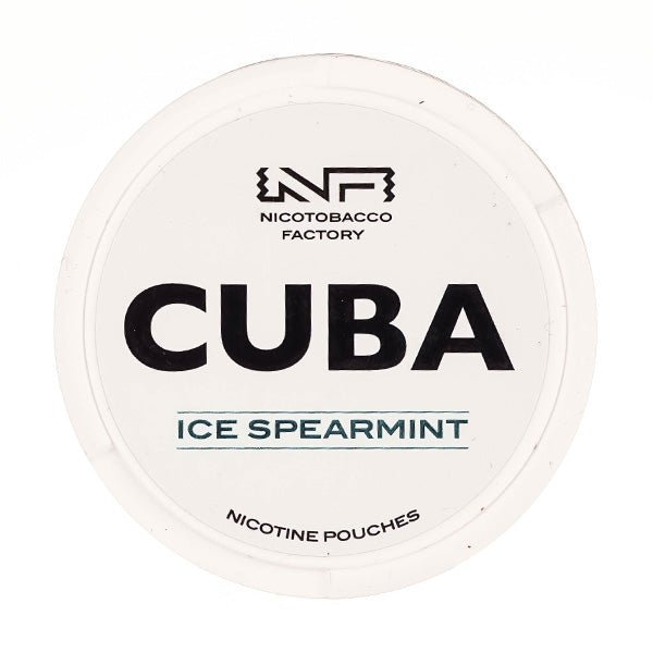 BUY 1 GET 1 FREE | Ice Spearmint Nicotine Pouches by Cuba WhiteVAPE INDIA - Vape India
