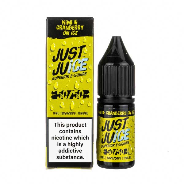 BUY 1 GET 1 FREE | Kiwi & Cranberry on Ice 50/50 E - Liquid by Just JuiceVAPE INDIA - Vape India