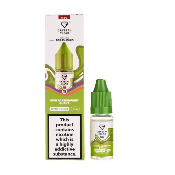 BUY 1 GET 1 FREE | Kiwi Passionfruit Guava Nic Salt E - Liquid by Crystal ClearVAPE INDIA - Vape India