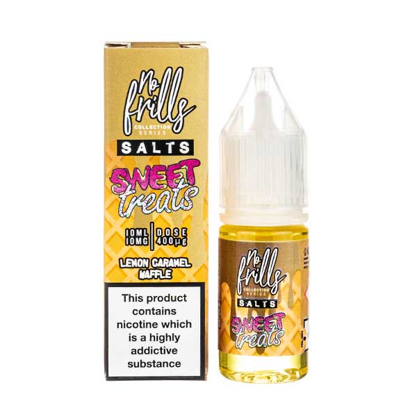 BUY 1 GET 1 FREE | Lemon & Caramel Waffle Nic Salt E - Liquid by No FrillsVAPE INDIA - Vape India