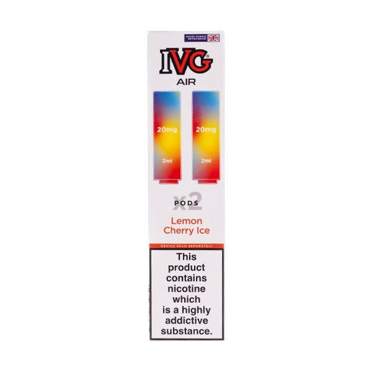 BUY 1 GET 1 FREE | Lemon Cherry Ice IVG Air Pro Prefilled PodsVAPE INDIA - Vape India
