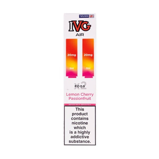BUY 1 GET 1 FREE | Lemon Cherry Passionfruit IVG Air Pro Prefilled PodsVAPE INDIA - Vape India