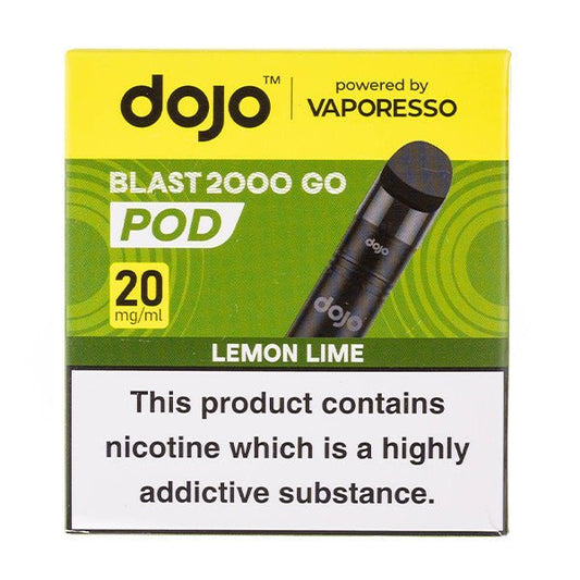 BUY 1 GET 1 FREE | Lemon Lime Dojo Blast 2000 Go Prefilled Pod + Refill by VaporessoVAPE INDIA - Vape India