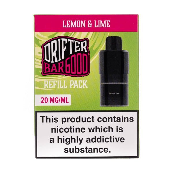 BUY 1 GET 1 FREE | Lemon & Lime Drifter 6000 Prefilled Pod + Refill by DrifterVAPE INDIA - Vape India