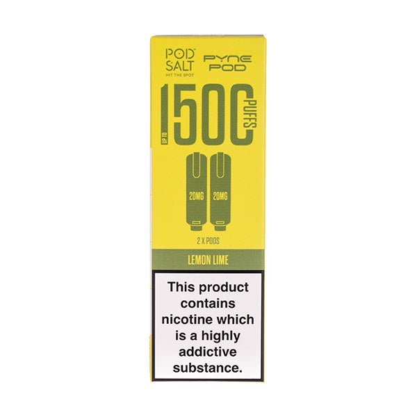 BUY 1 GET 1 FREE | Lemon Lime Pod Salt 2 - in - 1 Prefilled Pods by Pyne PodVAPE INDIA - Vape India