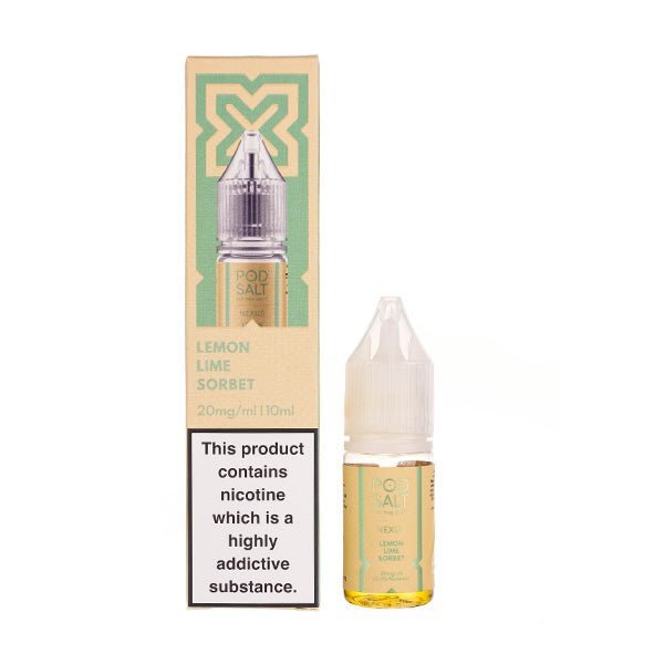 BUY 1 GET 1 FREE | Lemon Lime Sorbet Nic Salt E - Liquid by Pod Salt NexusVAPE INDIA - Vape India