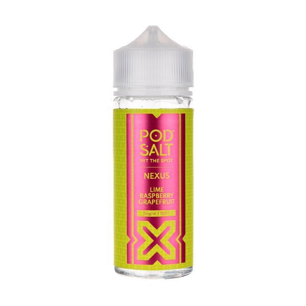 BUY 1 GET 1 FREE | Lime Raspberry Grapefruit 100ml Shortfill E - Liquid by Pod Salt NexusVAPE INDIA - Vape India