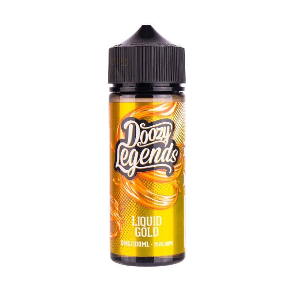 BUY 1 GET 1 FREE | Liquid Gold 100ml Shortfill E - Liquid by Doozy LegendsVAPE INDIA - Vape India