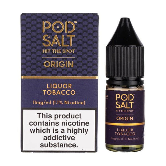 BUY 1 GET 1 FREE | Liquor Tobacco Nic Salt by Pod Salt OriginVAPE INDIA - Vape India