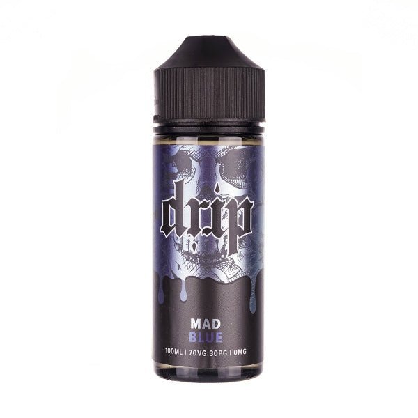 BUY 1 GET 1 FREE | Mad Blue 100ml Shortfill E - Liquid by DripVAPE INDIA - Vape India