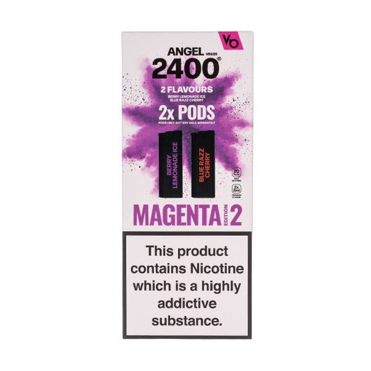 BUY 1 GET 1 FREE | Magenta Edition 2 Vapes Bar Angel 2400 Prefilled PodsVAPE INDIA - Vape India